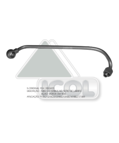 TUBO TURBINA FILTRO LUBRIFICA OM 904L - 9041800420 0620